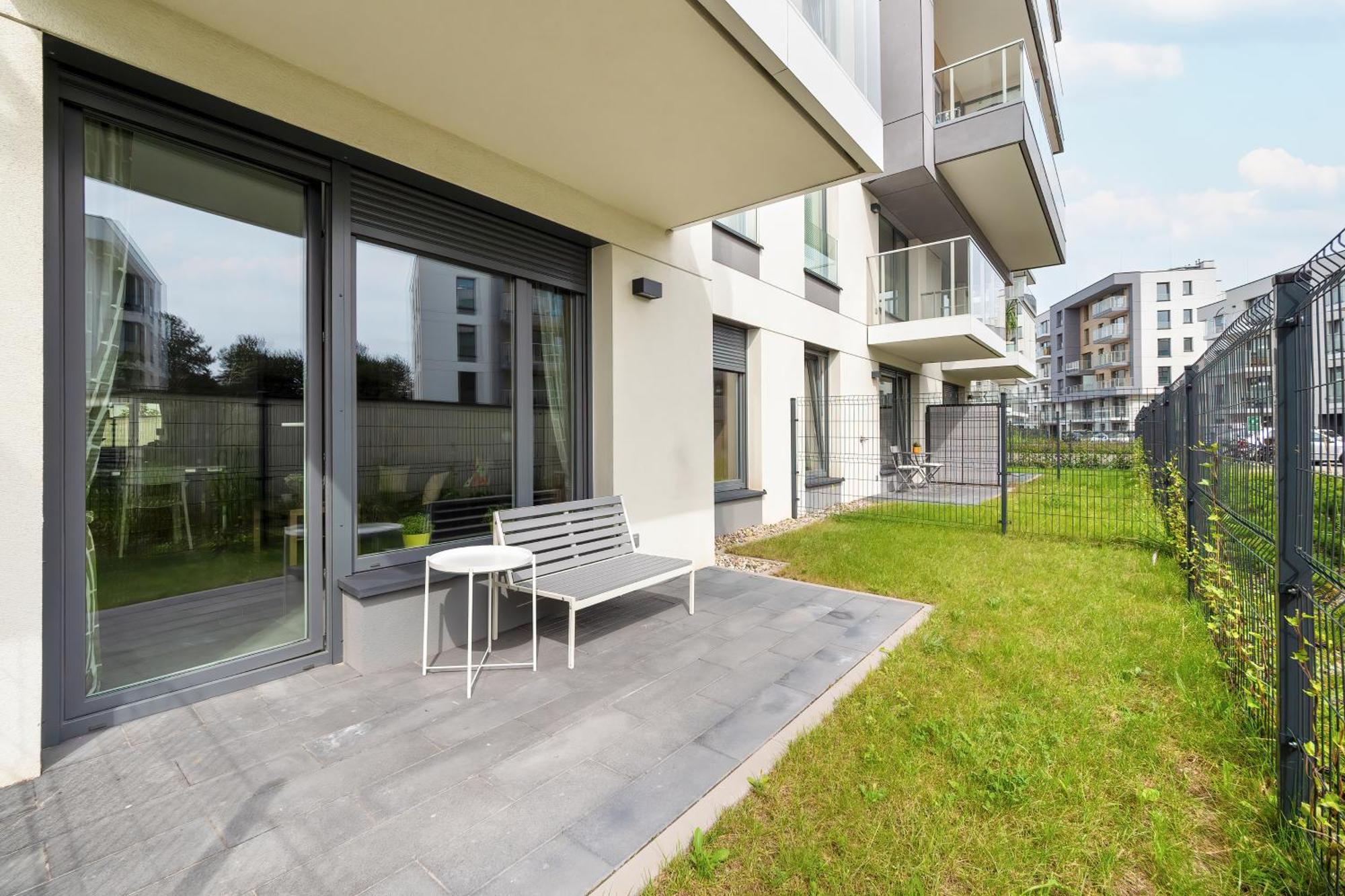 Sea And Stadium Apartments In Good Design With Parking & Garden By Rent Like Home กดัญสก์ ภายนอก รูปภาพ